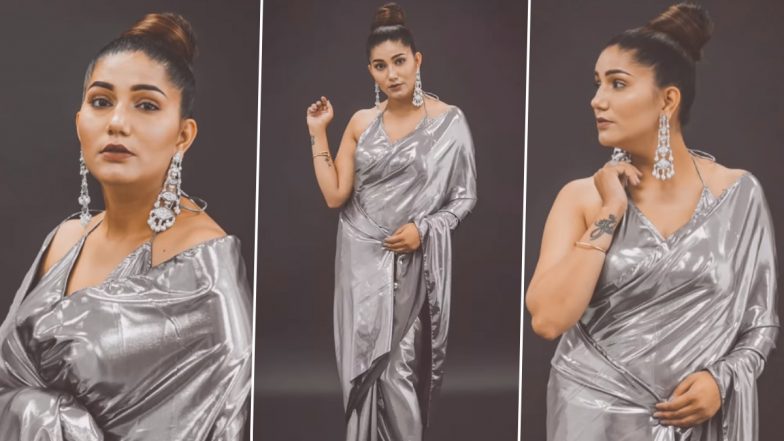 Sapna Choudhary Video: सपना चौधरी ने सिल्वर साड़ी पहनकर दिखाई अपनी हॉटनेस, तेवर देखकर फैंस भी हुए फिदा