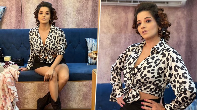 Monalisa Hot Photos: मोनालिसा ने सेक्सी शर्ट और स्कर्ट में अपने स्टाइल से लगाई आग, देखें लेटेस्ट फोटोज