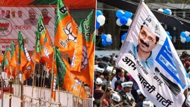 दिल्ली भाजपा ने पेट्रोल-डीजल पर वैट नहीं घटाने को लेकर आप सरकार के खिलाफ प्रदर्शन किया