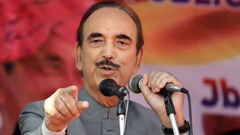कांग्रेस को झटका! गुलाम नबी आजाद ने पार्टी की प्राथमिक सदस्यता समेत सभी पदों से दिया इस्तीफा