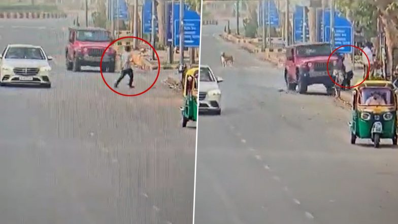 Delhi Shocker: तेज रफ्तार SUV ने राहगीर को मारी जोरदार टक्‍कर, मौके पर ही हुई मौत- Video