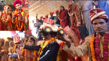Video: यूपी में 'बाबा के बुलडोजर' का जलवा, अब शादियों में दिया जा रहा है Bulldozer गिफ्ट
