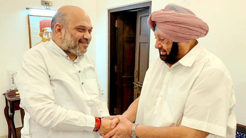 Punjab Elections 2022: चुनावी नतीजों से पहले दिल्ली पहुंचे कैप्टन अमरिंदर, गृह मंत्री अमित शाह के साथ की बैठक