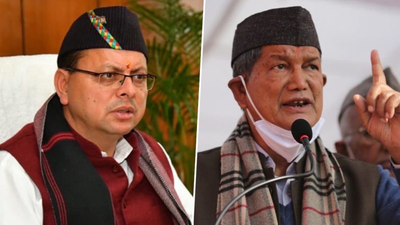 Uttarakhand Election Results 2022: रुझानों में BJP 44 सीटों पर आगे, CM पुष्कर धामी और हरीश रावत पिछड़े