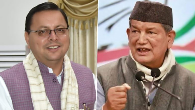 Uttarakhand Election 2022: EC के मुताबिक खटीमा से धामी और लालकुआं से हरीश रावत पीछे