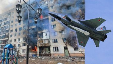 Russia Ukraine War: यूक्रेन संघर्ष पर नाटो के हस्तक्षेप के खिलाफ मैड्रिड में विरोध प्रदर्शन
