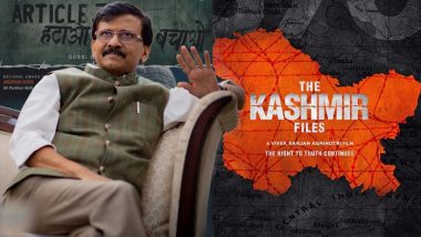 The Kashmir Files: कश्मीर पर बनी फिल्म में सच छुपाया गया, झुठी कथाएं दिखाई गई: संजय राउत