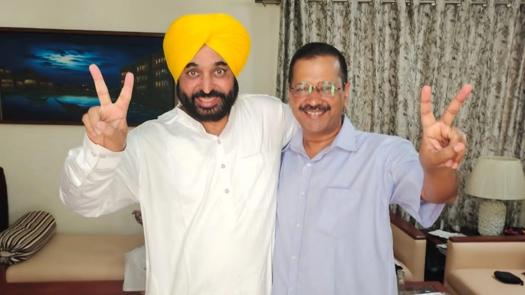 दिल्ली सीएम केजरीवाल ने दूल्हा बनने जा रहे पंजाब के सीएम मान को दी बधाई