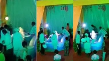 जब शादी समारोह में पहुंचे मेहमान धोने लगे खाने की प्लेट, Viral Video देख आपको भी नहीं होगा अपनी आंखों पर यकीन