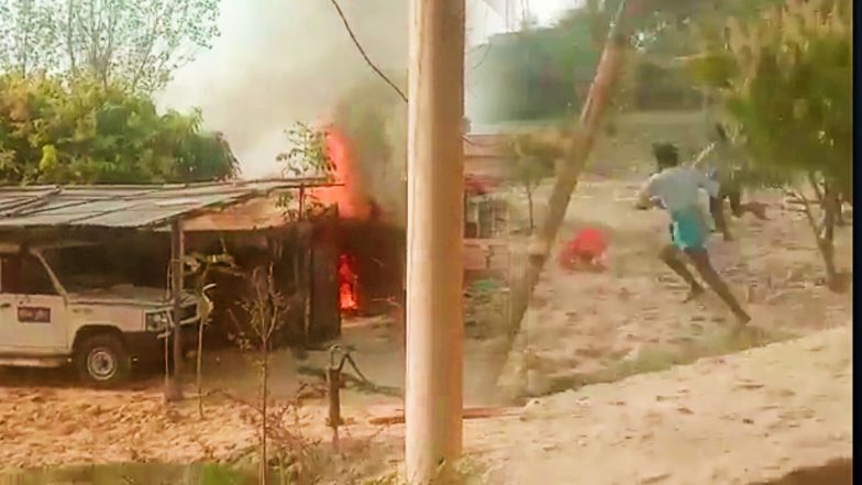 Bihar: बेतिया में पुलिस कस्टडी में मौत पर बवाल, ग्रामीणों ने फूंका थाना, पुलिसवालों को दौड़ा-दौड़ाकर पीटा