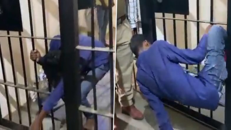Shocking! कड़ी सुरक्षा के बीच जेल से फरार हुआ कैदी, लाइव डेमो देखकर उड़े पुलिस वालों के होश (Watch Viral Video)