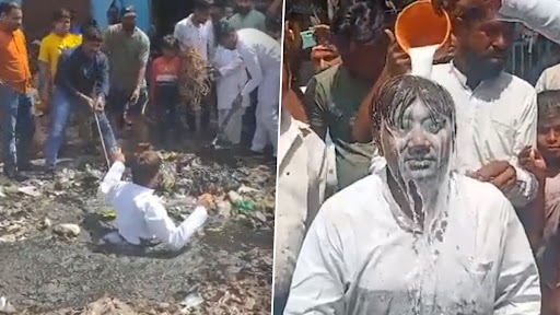 Real-Life ‘Nayak'? आप नेता ने ओवरफ्लो गटर को साफ करने के लिए नाले में लगाई छलांग, उसके बाद दूध से नहलाया गया, देखें वीडियो