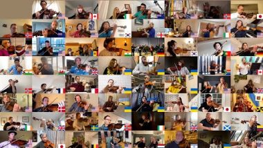 Support for Ukraine: भारत सहित 29 देशों के वायलिन वादकों ने यूक्रेन के लिए चैरिटी कॉन्सर्ट में किया प्रदर्शन, देखें वीडियो
