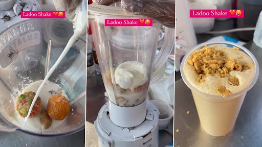 Motichoor and Besan ladoo Milkshake: शख्स ने बनाया मोतीचूर और बेसन के लड्डू से मिल्कशेक, इंटरनेट पर लोगों ने कहा बकवास, देखें वीडियो