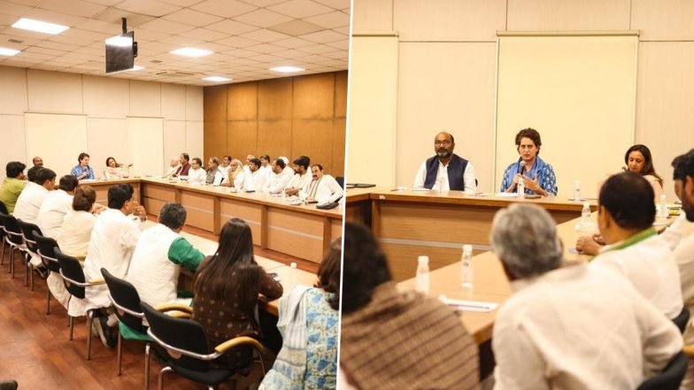 UP चुनाव में करारी हार को लेकर प्रियंका गांधी ने कांग्रेस के वरिष्ठ नेताओं संग की मंथन