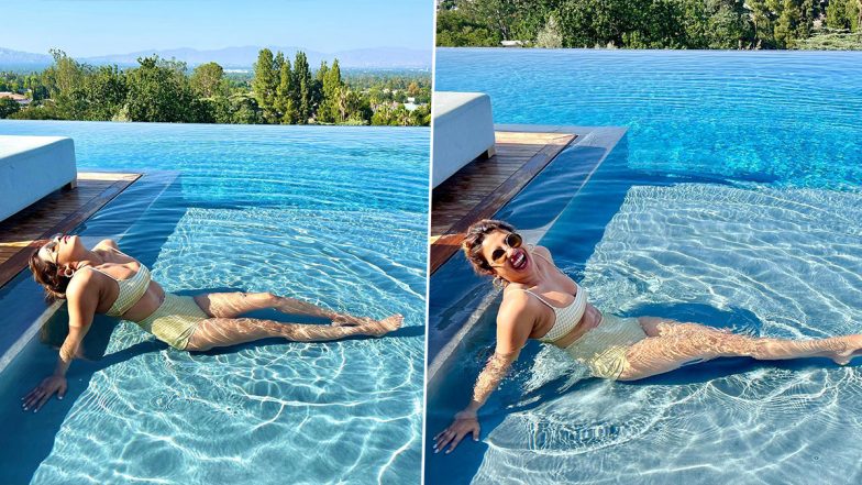 Priyanka Chopra ने स्विमिंग पूल में दिखाया हॉट अवतार, Photos में दिखा सेक्सी अवतार 