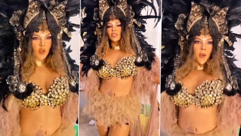 Rakhi Sawant ने 'Mere Warga' सॉन्ग को प्रमोट करने के लिए अपनाया बोल्ड लुक, हैरान कर देगा ये Video