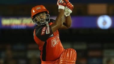 IPL 2022, SRH vs KKR: हैदराबाद ने केकेआर को सात विकेट से दी करारी शिकस्त, एडेन मार्कराम ने छक्का जड़कर दिलाई जीत