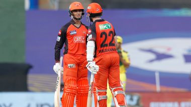 IPL 2022, CSK vs SRH: हैदराबाद की शानदार शुरूआत, सीएसके को पहले विकेट की तलाश