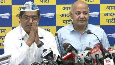 बेंगलुरु के पूर्व पुलिस कमिश्नर भास्कर राव दिल्ली में डिप्टी CM मनीष सिसोदिया के मौजूदगी में 'आप' में हुए शामिल