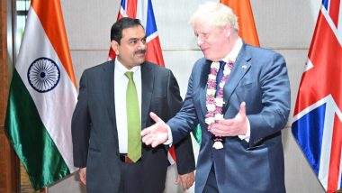 Ahmedabad: ब्रिटेन के PM बोरिस जॉनसन ने गौतम अडानी से की मुलाकात, रक्षा और एयरोस्पेस पर मिलकर काम करेंगे दोनों देश