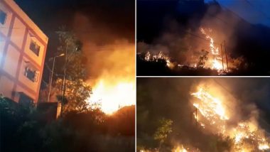 VIDEO: पौड़ी गढ़वाल के जंगलों में धधकती आग से बड़ा नुकसान, गवर्नमेंट इंस्टीट्यूट के हॉस्टल तक पहुंची वनाग्नि