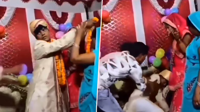 अपनी दुल्हन को छोड़ जब सास को वरमाला पहनाने लगा शख्स, उसकी हरकत देख ठहाके लगाकर हंस पड़ेंगे आप (Watch Viral Video)