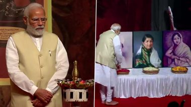 Lata Deenanath Mangeshkar Award: पीएम मोदी 'लता दीनानाथ मंगेशकर पुरस्कार' समारोह में लिया हिस्सा, थोड़ी देर में  अवॉर्ड से प्रधानमंत्री को किया जाएगा सम्मानित