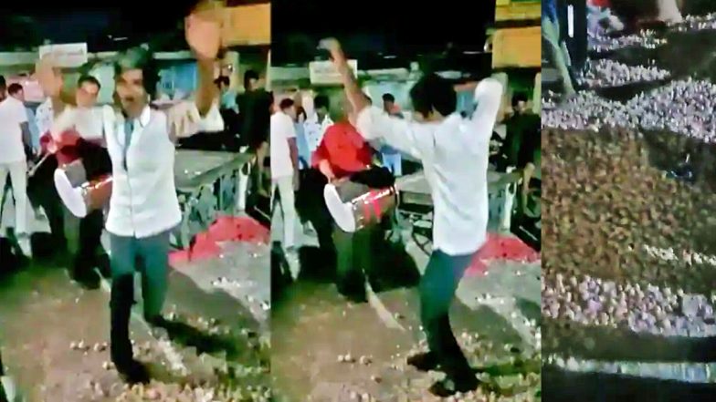 सूख गए आंसू: MP में 3 रुपये किलो बिका लहसुन, तो रोते किसान ने ढोल बजवा कर किया डांस, देखिए Video