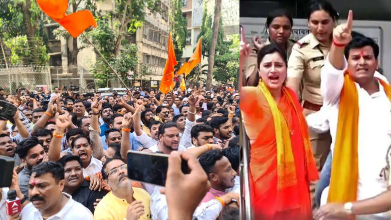 Maharashtra: नवनीत राणा के घर के बाहर हंगामा करने वालों को मिली जमानत, शिवसेना के 16 कार्यकर्ता रिहा