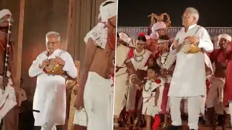 Chhattisgarh: रायपुर में हुआ जनजातीय साहित्य महोत्सव का आगाज, आदिवासियों संग खूब झूमे सीएम भूपेश बघेल