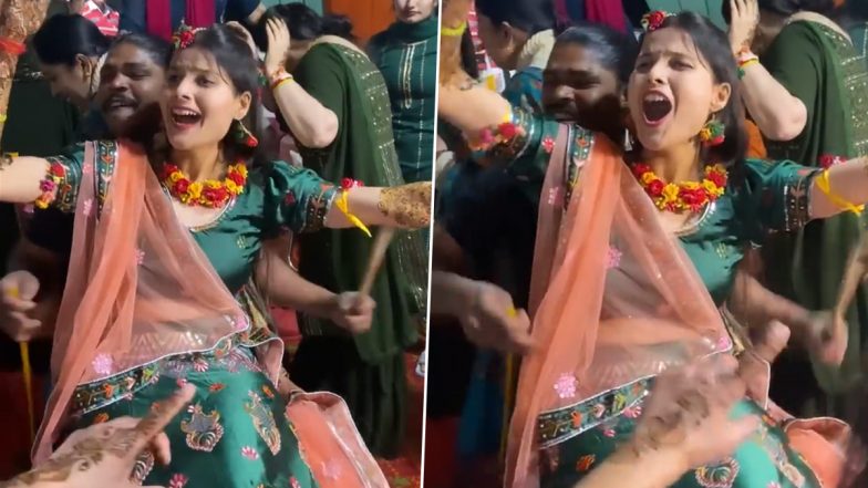 Bride Viral Video: ढोल पर बैठकर दुल्हन ने लगाए जबरदस्त ठुमके, अपनी मेहंदी सेरेमनी को कुछ इस तरह से किया एन्जॉय