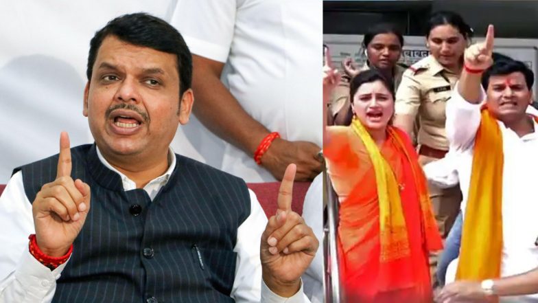 Mumbai: नवनीत राणा की गिरफ्तारी गलत, विरोधियों को कुचलना चाहती है ठाकरे सरकार: देवेंद्र फडणवीस