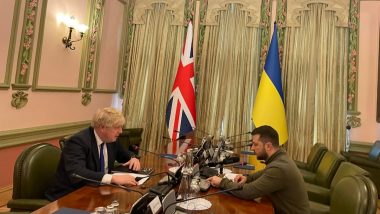 रूसी हमलों के बीच कीव पहुंचे बोरिस जॉनसन, यूक्रेन के राष्ट्रपति जेलेंस्की से की मुलाकात