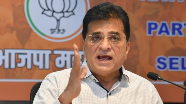 किरीट सोमैया का दावा- मुंबई के पुलिस कमिश्नर संजय पांडे डेढ़ महीने में ज्वाइन करेंगे शिवसेना, कोर्ट जाने की धमकी दी