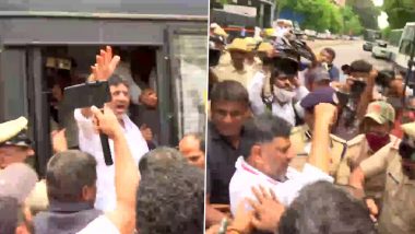 Contractor Death Case: कांग्रेस नेता डीके शिवकुमार समेत कई नेताओं को पुलिस ने हिरासत में लिया, सीएम बोम्मई के आवास  की तरफ मार्च करते हुए बढ़ रहे थे आगे