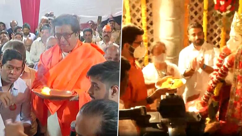 हिंदुत्व के मुद्दे पर शिवसेना-मनसे आसने-सामने, राज ठाकरे पुणे में महाआरती में शामिल हुए तो आदित्य ठाकरे ने दादर के हनुमान मंदिर में पूजा-अर्चना की
