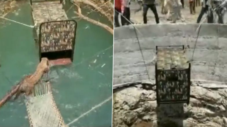 Maharashtra: गजब का जुगाड़ लगाकर रेस्क्यू टीम ने बचाई कुएं में गिरे तेंदुए की जान, Viral Video देख दंग रह जाएंगे आप