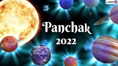 PanchaK 2022: आज से शुरु हो रहा है पंचक! जानें क्या है पंचक और इससे जुड़ी मान्यताएं? इस दरम्यान क्या करें और क्या ना करें!