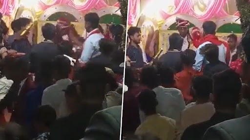 Bride Slaps Groom: जयमाला समारोह के दौरान दुल्हन ने दूल्हे को दो बार मारा थप्पड़, उसके बाद जो हुआ...देखें वीडियो