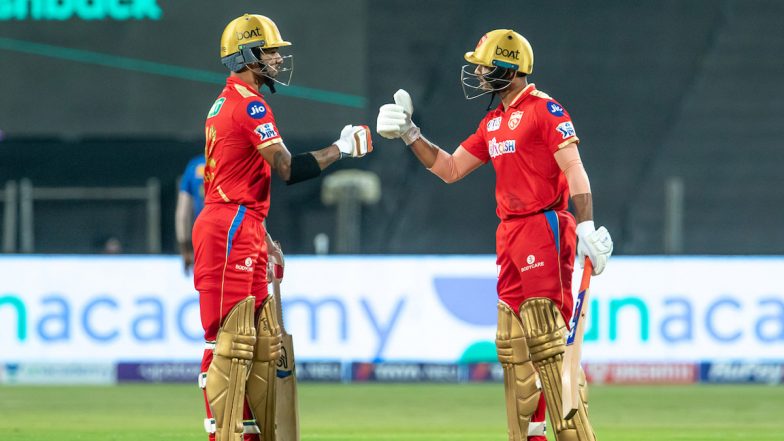 IPL 2022, MI vs PBKS: मयंक अग्रवाल-शिखर धवन ने खेली तूफानी पारी, मुंबई इंडियंस को मिला 199 रनों का टारगेट
