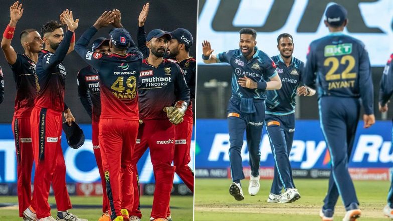 IPL 2022, RCB vs GT Live Cricket Streaming Online: कब, कहां और कैसे देखें आरसीबी और गुजरात मैच की लाइव स्ट्रीमिंग और लाइव टेलिकास्ट