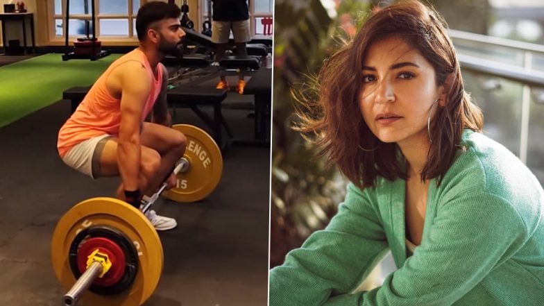 Virat Kohli को जिम में कसरत करता देखकर छूटे Anushka Sharma के पसीने, पति की तारीफ में किया ऐसा कमेंट