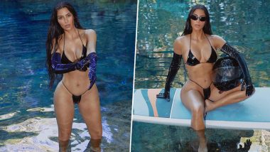 Kim Kardashian ने सेक्सी बिकिनी पहनकर इंटरनेट पर लगाई आग, देखें Hot Photos