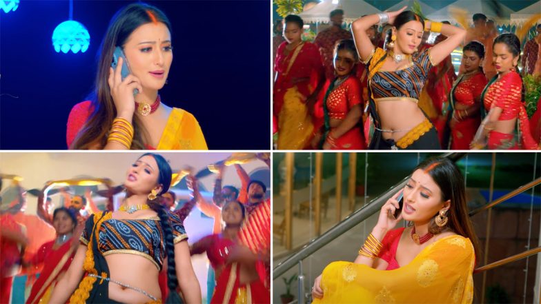 Shweta Mhara ने भोजपुरी सॉन्ग 'अम्माजी देयादिन भईल बाड़ी' में घागरा चोली पहनकर किया हॉट डांस, देखें धमाकेदार Video