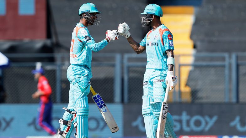 IPL 2022, DC vs LSG: लखनऊ सुपरजायंट्स ने दिल्ली कैपिटल्स के सामने रखा 196 रनों का लक्ष्य, केएल राहुल और दीपक हुड्डा चमके