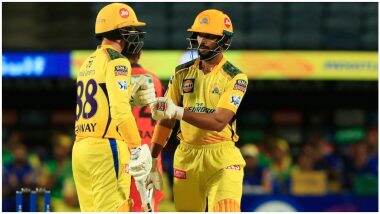 IPL 2022, CSK vs SRH: ऋतुराज गायकवाड़-डेवोन कॉनवे ने बल्ले से मचाया कोहराम, सीएसके ने हैदराबाद को दिया 203 रनों का लक्ष्य