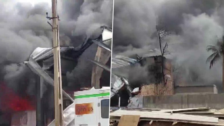 Fire in Gujarat: गांधीनगर में फार्मा कंपनी में लगी आग, मौके पर 10 दमकलकर्मी मौजूद