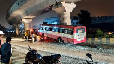 Bengaluru Bus Accident: यात्रियों से भरी KSRTC की बस बीती रात ओवर ब्रिज के पीलर से टकराई, 25 लोग घायल, 4 की हालत गंभीर