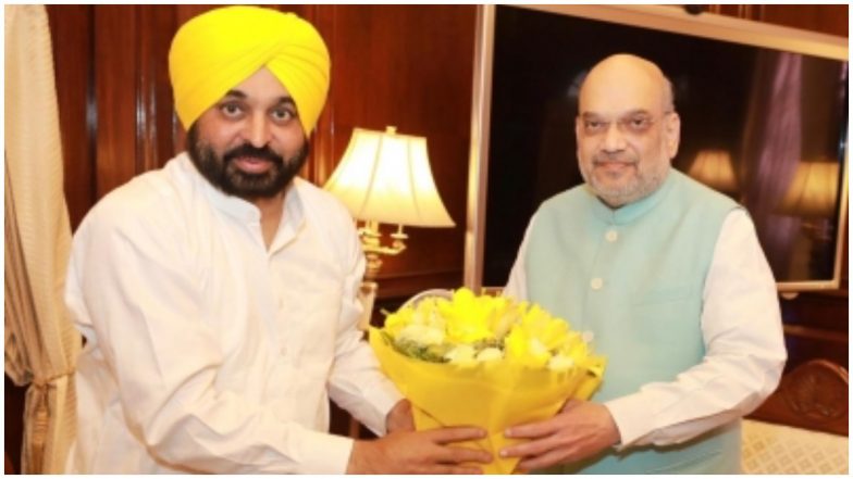 Punjab के सीएम भगवंत मान और केंद्रीय गृह मंत्री अमित शाह से मुलाकात की, बासमती पर एमएसपी, सीएपीएफ और कंपनियां मांगी